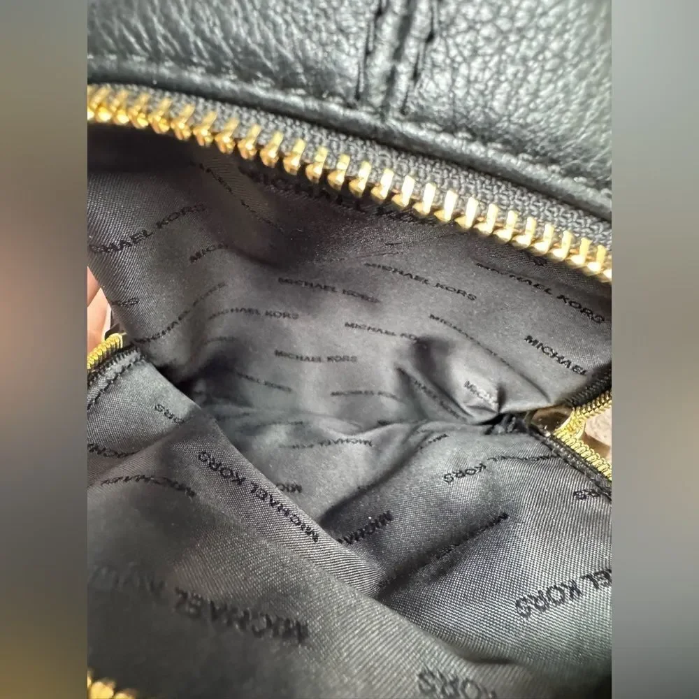 Michael Kors Mini Rhea Black Studded Backpack - Picture 6 of 6